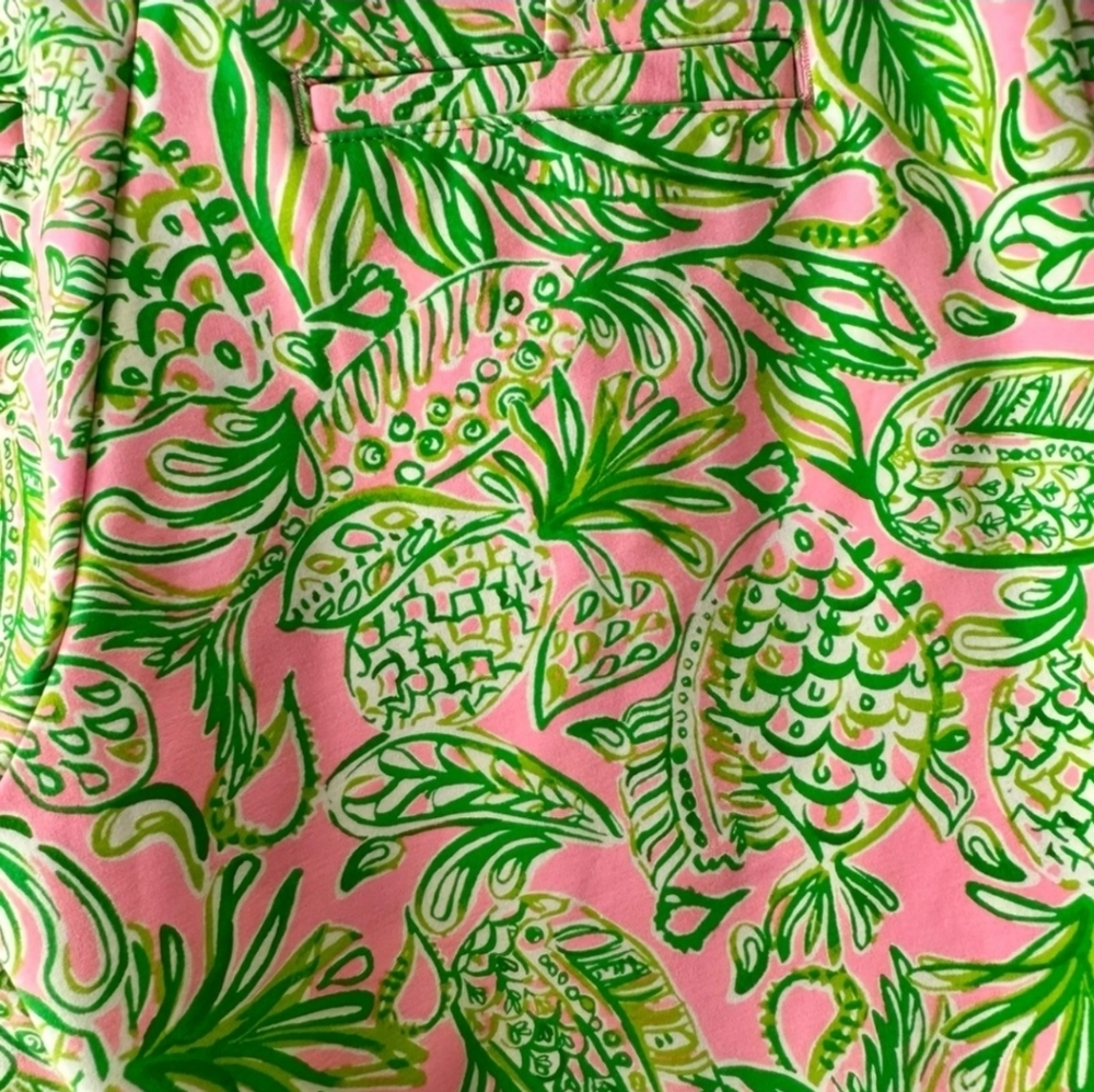 Lilly Pulitzer Darci Scalloped Knit Shorts Size 10 - Picture 7 of 9